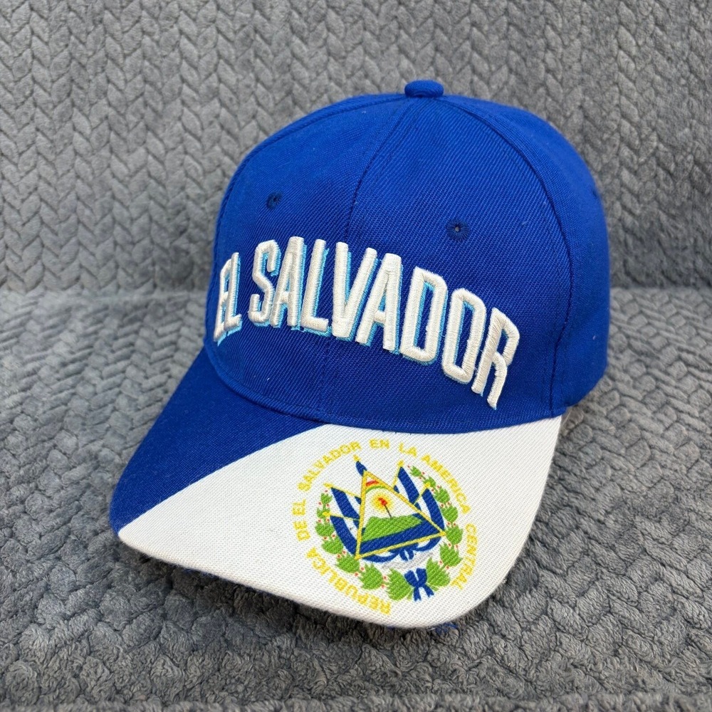 Icon‎ Sports El Salvador Official Merchandise Blue White Adjustable Hat Cap